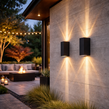 Outdoor Wall Sconce Waterproof LED | 6W 10W 12W | 3 Color 240V Fixture