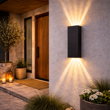 Outdoor Wall Sconce Waterproof LED | 6W 10W 12W | 3 Color 240V Fixture