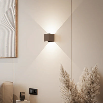 Adjustable LED Wall Light | 4-Way Flap Pattern | 10cm | Indoor & Outdoor