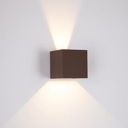 Adjustable LED Wall Light | 4-Way Flap Pattern | 10cm | Indoor & Outdoor