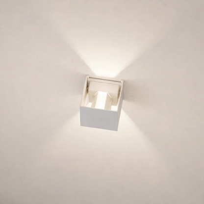 Adjustable LED Wall Light | 4-Way Flap Pattern | 10cm | Indoor & Outdoor
