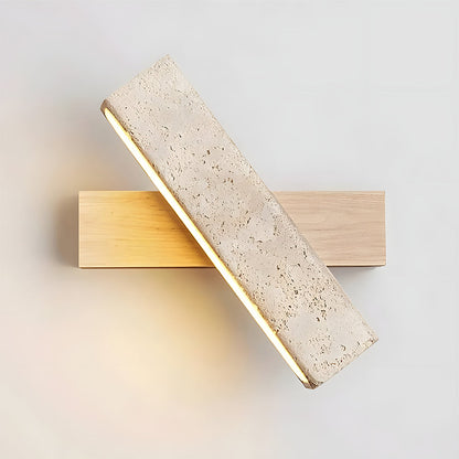 Travertine Wall Light | Modern Minimalist Design