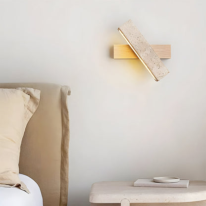 Travertine Wall Light | Modern Minimalist Design