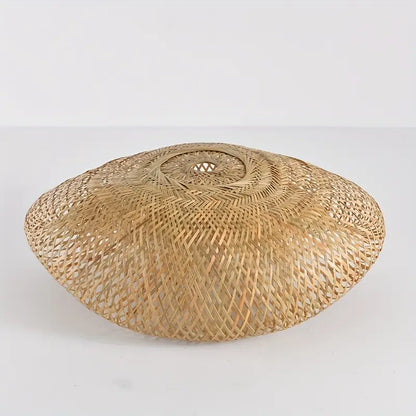 BambooBoho | Handwoven Bohemian Rattan Pendant Lampshade