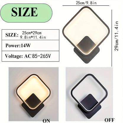 Modern Square LED Wall Lamp | Minimalist Geometric Lighting Fixture