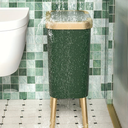 15L Modern Odour-Sealing Trash Can with Elevated Legs | Stylish Waste Bin for Kitchen, Living & Bathroom