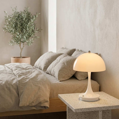 Mushroom Table Lamp Cordless Battery | 9.06 x 6.3 Inch | USB-C 3600mAh LED
