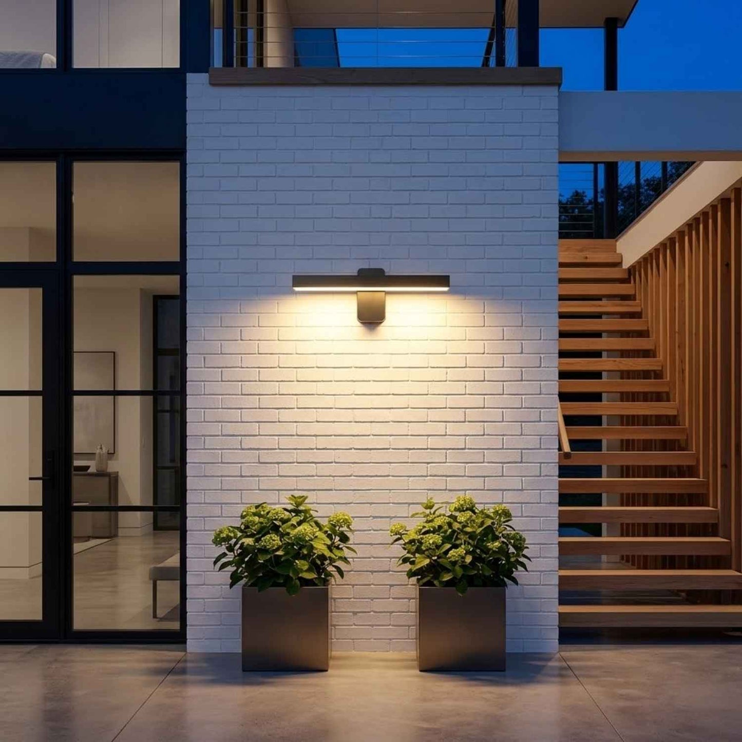 Retro Outdoor Wall Light IP65 Waterproof | 16x50cm | Adjustable LED 240V