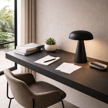 Optimized Title Modern Minimalist Table Lamp Cordless | 3.3 x 8.3 Inch | 1800mAh LED 5V
